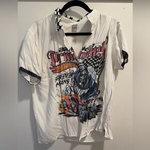 Broken Promises x Hot Wheels Button-Up Shirt – XL
